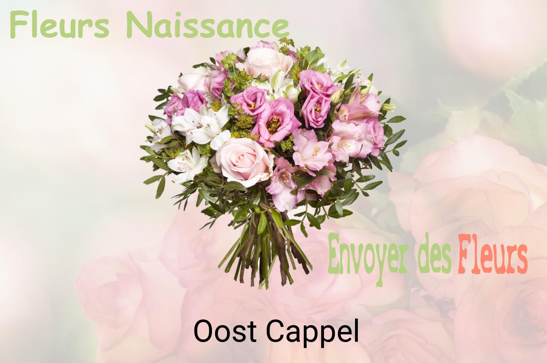 Bouquet de fleurs de naissance livré à Oost-Cappel
