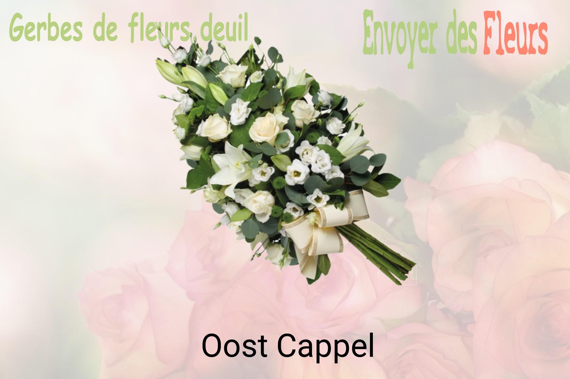 Gerbe de fleurs de deuil livrée à Oost-Cappel